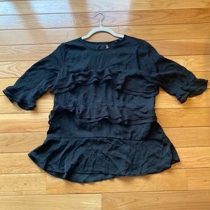 Who What Wear Ruffle Blouse